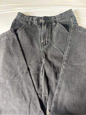 Brandy Melville Black Washed High-Rise Jeans
